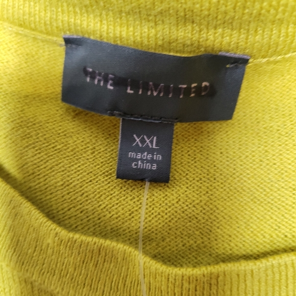 The Limited Lime Cold Shoulder Tunic Size XXL - Picture 4 of 5